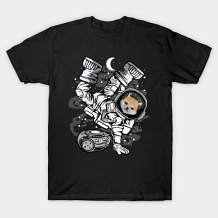 Hiphop Astronaut Dogelon Mars Coin To The Moon Crypto Token Cryptocurrency Wallet Birthday Gift For Men Women Kids T-Shirt